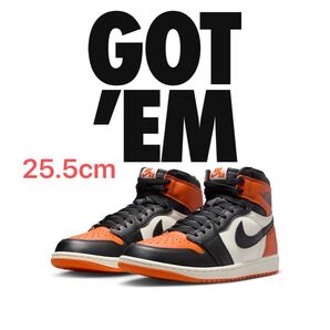 新品未使用Nike Air Jordan 1 Retro High OG "Shattered Backboard" 25.5cm