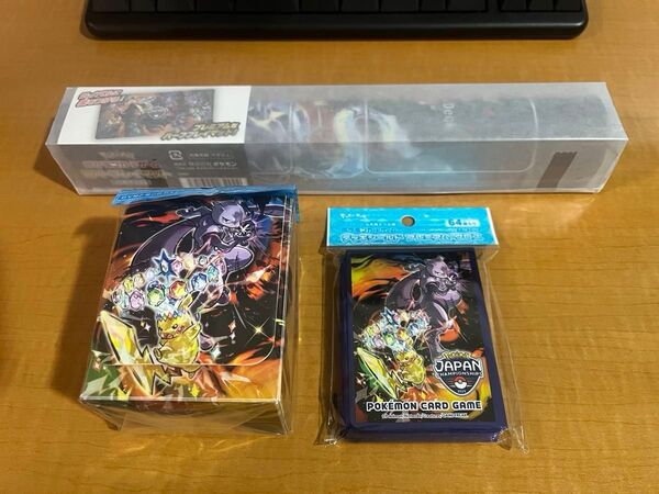 PJCS2025 ポケモンカードゲーム サプライ3点セット プレイマット スリーブ デッキケース