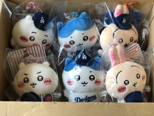 ちいかわ×MLB TOKYO SERIES マスコット ちいかわドジャース コンプリートセット ぬいぐるみ