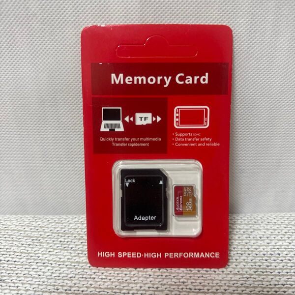 メモリーカード 128GB アダプター付き マイクロ