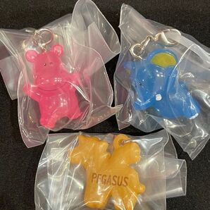 たべっ子どうぶつ めじるしアクセサリー 3種セット ぞう かば ビスケット(ペガサス)