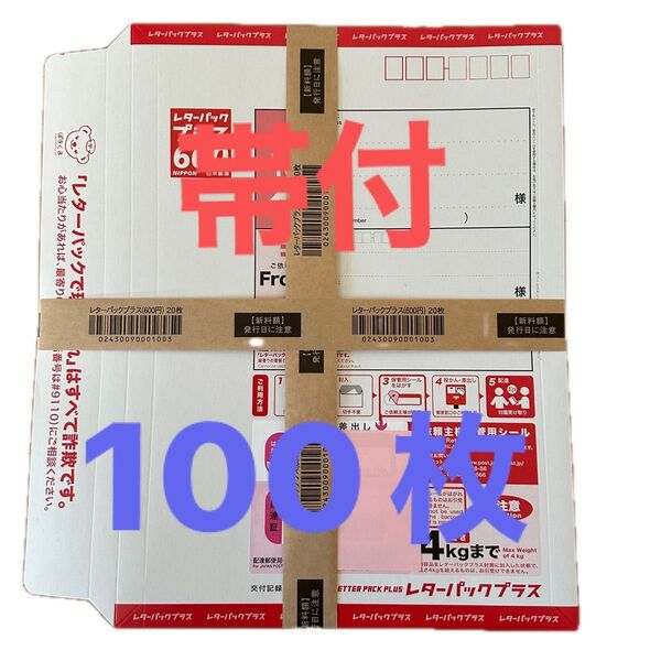 レターパックプラス600 100枚