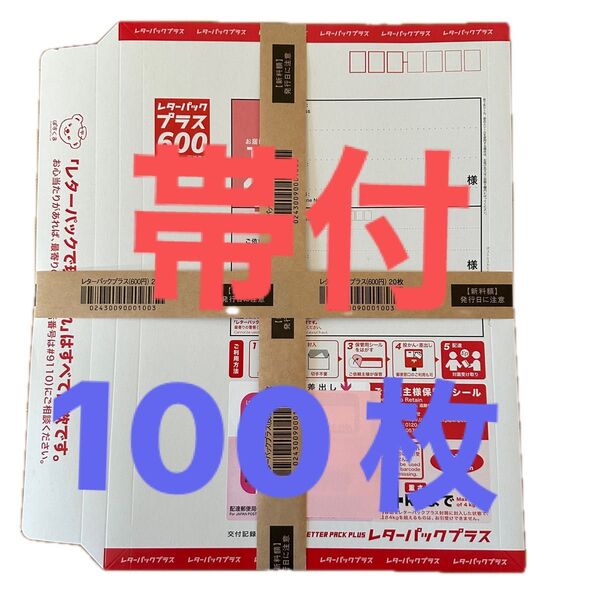 レターパックプラス600 100枚