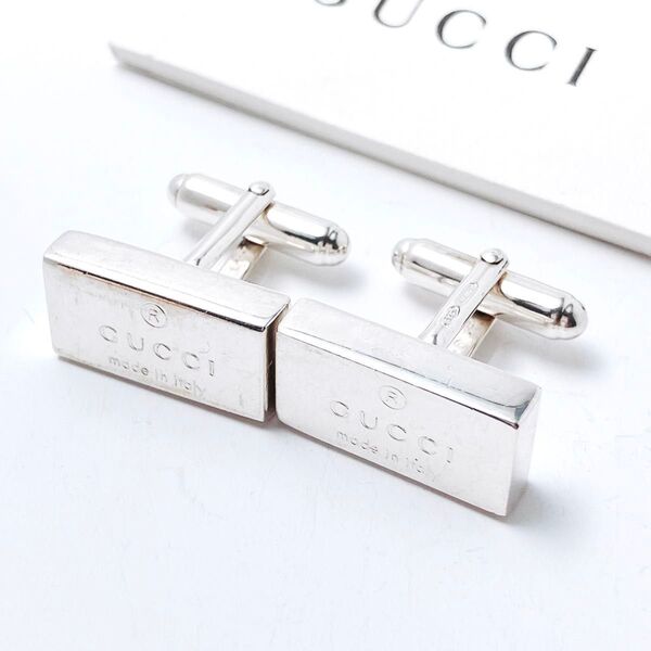 グッチ GUCCI 925 カフス カフリンクス シルバー メンズ OT346 アクセサリー ビジネス
