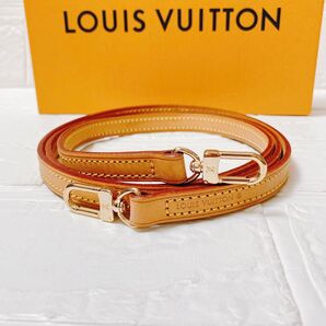 ヴィトン Vuitton レザー ヌメ革 ショルダーストラップ ベルトON408 ゴールド金具 斜め掛け レディース