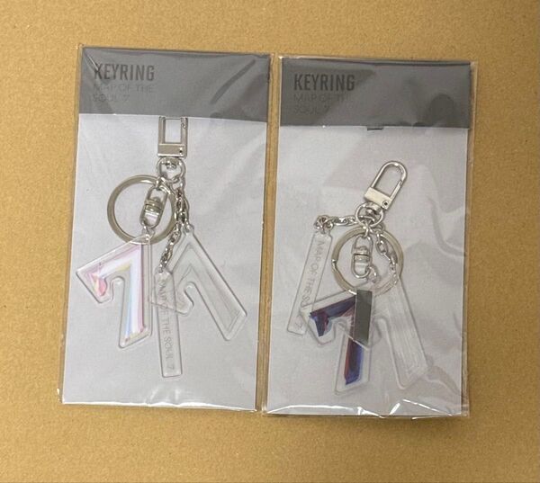 BTS MAP OF THE SOUL 7 キーリング2個セット キーホルダー