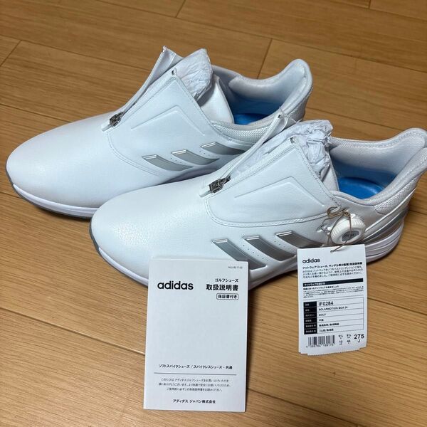 adidas ゴルフシューズ SOLARMOTION BOA 24 ホワイト 27.5cm