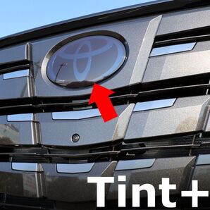 Tint+何度も貼れる エンブレム スモークフィルム(スモーク20%) アルファード 40 系 AAHH40W/TAHA40W