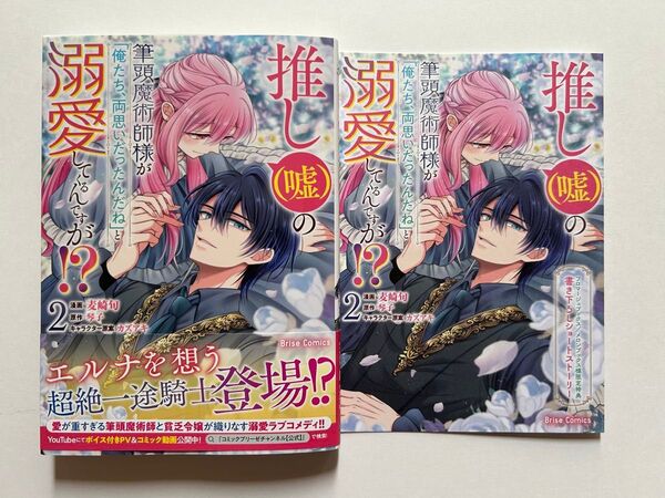 新品・未開封★推し( 嘘 )の筆頭魔術師様が「俺たち 両思いだったんだね」と溺愛してくるんですが!?2巻★麦崎旬・琴子★特典付き