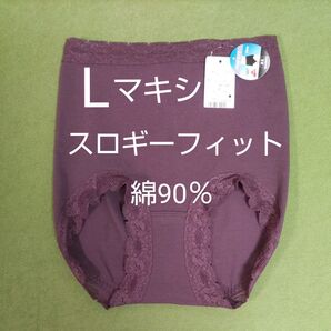 L お試し 1枚 綿90% スロギー フィット 2.0 マキシ sloggi 汲水速乾 はきこみ深め ショーツ 綿混