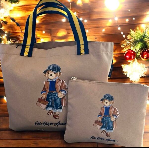 ポロベアPOLO RalphLaurenトートバッグ&ポーチ☆新品☆即日発送☆最終価格