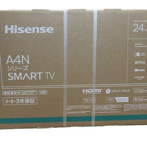 値引不可 新品未開封 Hisense 24A4N 液晶テレビ ハイセンス ネット動画 AirPlay2 Alexa スマートテレビ