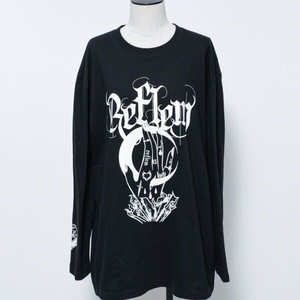 『REFLEM』ラバープリントL/S Tee/ロングスリーブカットソー