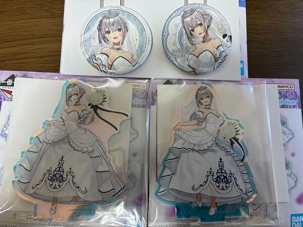 一番くじ ホロライブ 白銀ノエル 缶バッジ アクリルスタンド 3点セット
