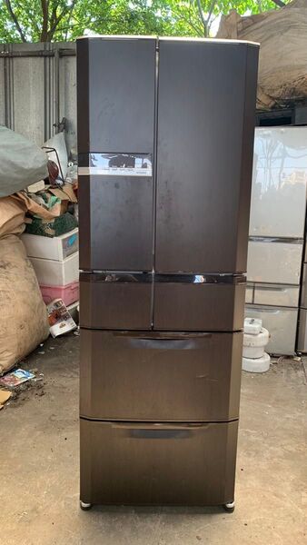 MITSUBISHI 三菱ノンフロン冷凍冷蔵庫 MR-E45R-PW形 445L 6ドア 2010年製