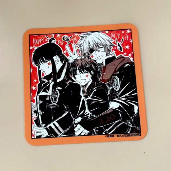 D.Gray-man Dグレ THEキャラ コースター リナリー ラビ 神田ユウ