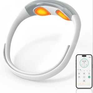 CASALOMAYA ネックケア 首リラクゼーション器 EMS×ヒーターのWケア 82g超軽量 巻き式 快適な装着感 リラックス