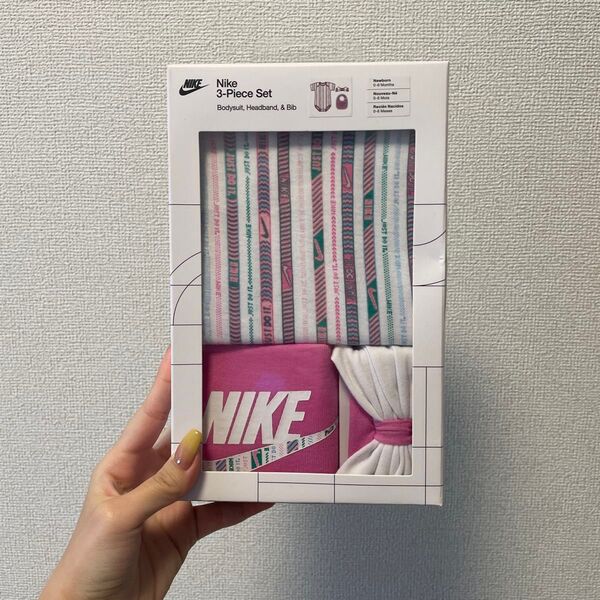 NIKE ベビー服 3点セット 新生児 ピンク