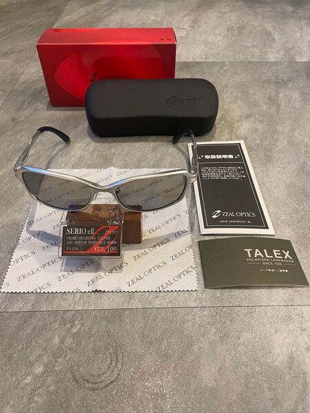 Zeal ジール SELIO elf 偏光サングラス TALEX タレックス 日本製 トゥルービュースポーツ ブルーミラー