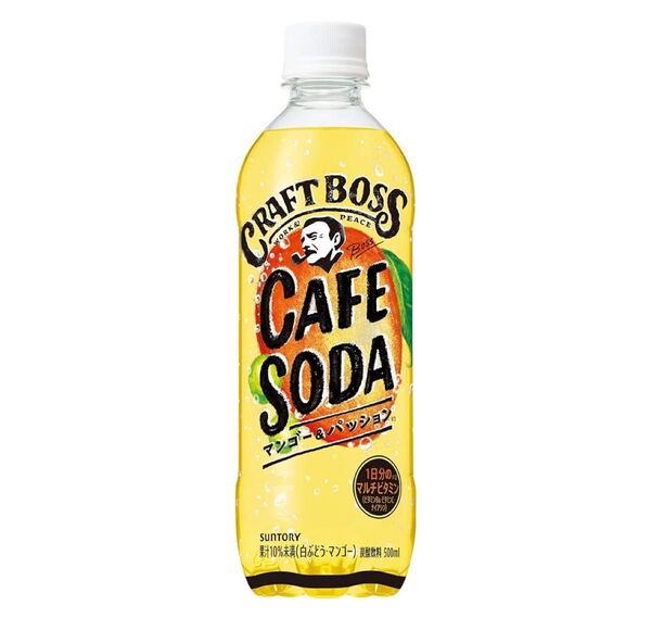 ケース売り★サントリー ボス BOSS クラフトボス カフェソーダ マンゴー&パッション 炭酸飲料 500ml×24本