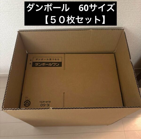 新品★ダンボールワン 60サイズ ダンボール 梱包資材 宅急便 送料無料 箱