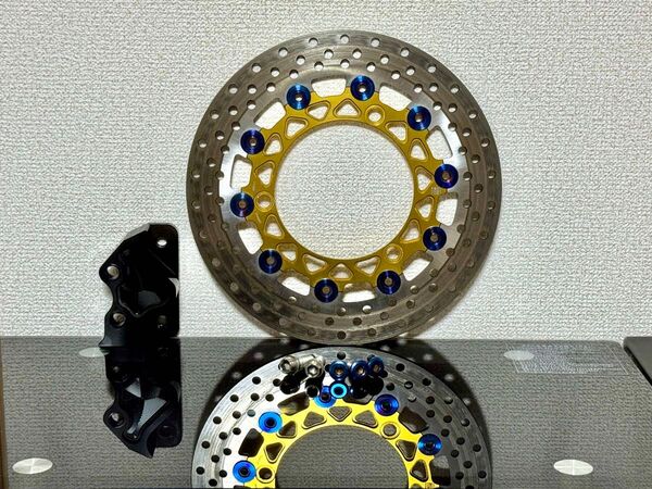 nmax ビッグローター 260mm フロント ブレーキディスクローター ブレンボ 用 サポート付 KN企画 N-MAX 125