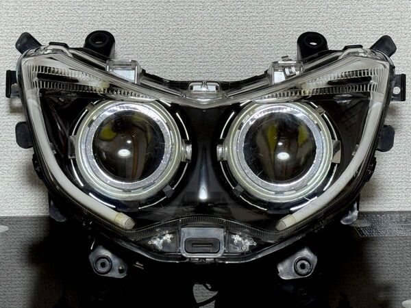 nmax LED カスタムヘッドライト N-MAX 125 N-MAX 155 めちゃ明るいLED