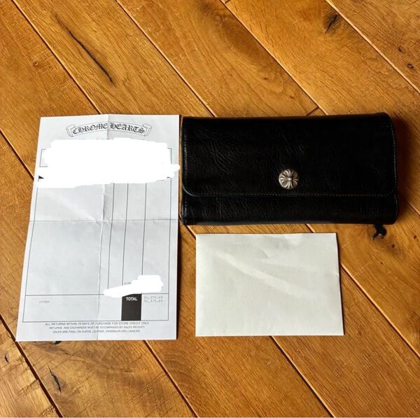 インボイス原本付属 美品 CHROME HEARTS クロムハーツ JUDY ジュディ ウォレット 財布