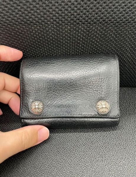 正規品!CHROME HEARTS クロムハーツ スリーフォールド 3FOLD ウォレット 財布