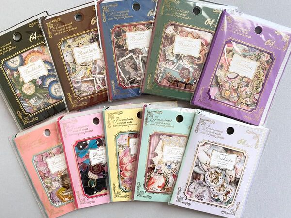 クーリア フレークシール ブックラテ 10種セット 未開封品