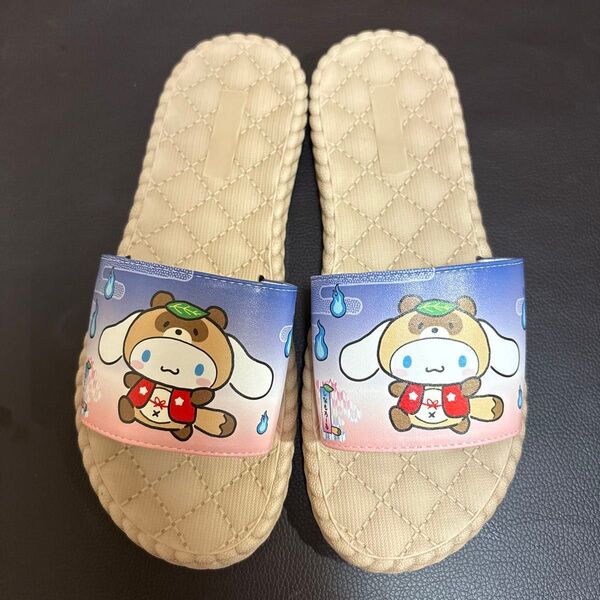 Sanrio サンリオ シナモロール タヌキ 狸 シャワーサンダル シャワサン Lサイズ シナモン