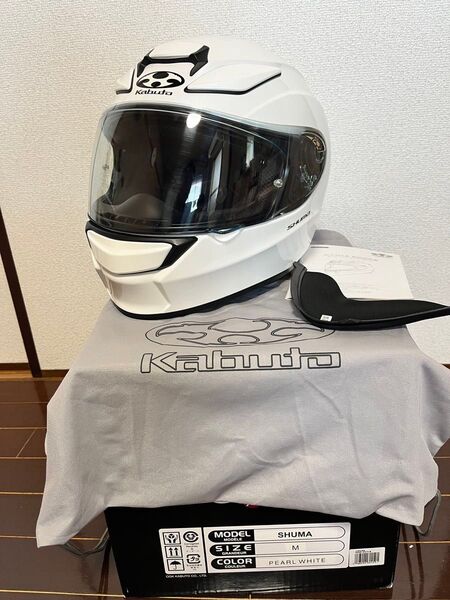 23年6月製造 OGK カブトSHUMA Mサイズ パールホワイト