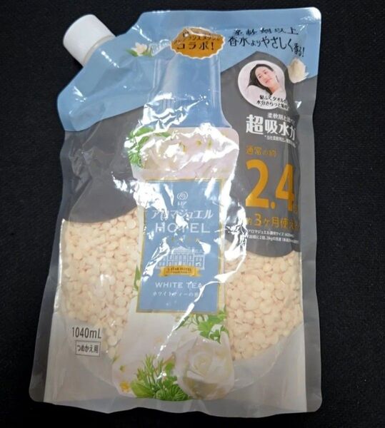 【クーポンで30%オフ/値下げ不可】レノアハピネス アロマジュエル ホワイトティー 詰め替え 1040mL 特大 P&G