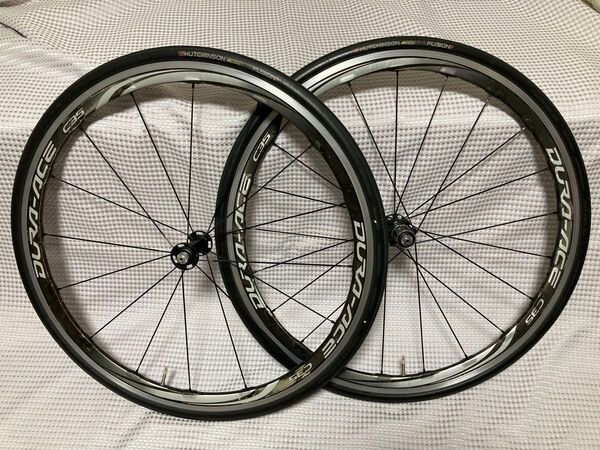 シマノ デュラエース ホイール WH-9000 C35 クリンチャー 前後セット ロードバイク カーボン アルミリム