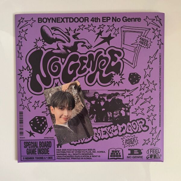 BOYNEXTDOOR ジェヒョン NO GENRE board game ver. アルバム トレカ