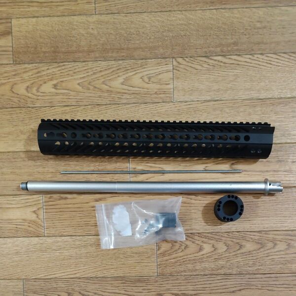 G&G AR-15 SBR8 ハンドガード一式 美品 電動ガン用 16インチのKeyMod ハイダー M4