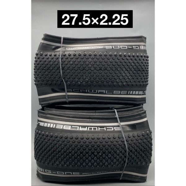 schwalbe シュワルベ g-one allround ジーワン オールラウンド チューブレス 27.5×2.25 2本セット