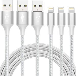 iphone 充電 ケーブル【MFi認証】ライトニング 2M 3本セット 充電器 ケーブル 急速充電 lightning