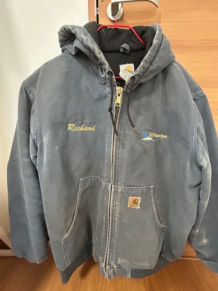 Carhartt アクティブジャケット ネイビー Richard JJMarine 古着