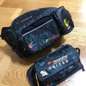 mazume(マズメ) レッドムーンウエストバッグⅢ グリーンカモ 手動式インフレータブルポーチセット