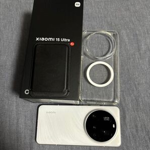 【美品バッテリー最大容量100%】Xiaomi 15 Ultra 512 GB ホワイト 国内版 SIMフリー おまけ付き