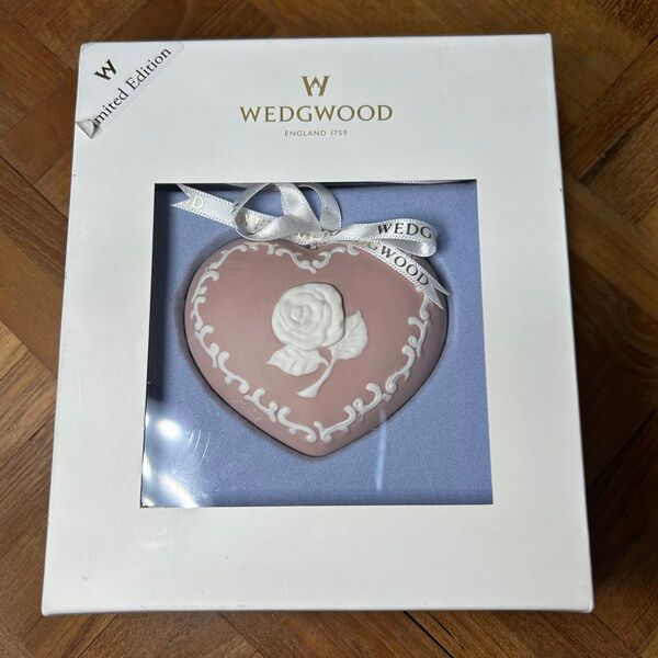 ウェッジウッド オーナメント ハート ジャスパー wedswood クリスマス