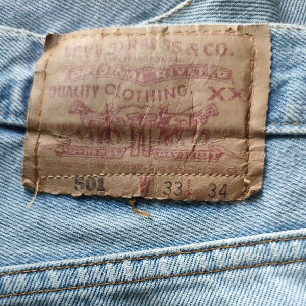 Levi's 501 デニムパンツ W33 L34 usa製 刻印520