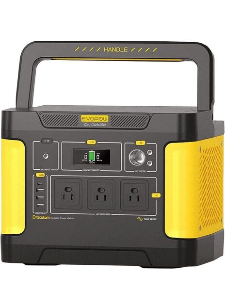 Evopow ポータブル電源 1024Wh リン酸鉄 大容量 出力1000W (瞬間最大2000W)AC/DC/USB/おまけ付き