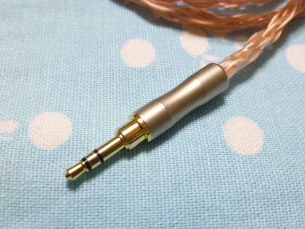 HD650 HD660 S等用:MOGAMI 2944 八芯ブレイド編み 日本製3.5mm3極
