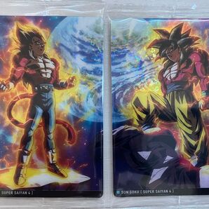 ドラゴンボール イタジャガ 2枚セット 7-17 孫悟空超サイヤ人4 7-18 ベジータ超サイヤ人4