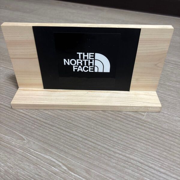 手作りTHE NORTH FACE 木製スタンド 非売品