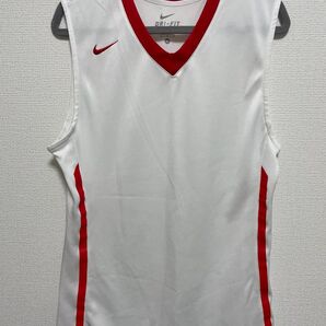 NIKE バスケットボール ウェア M ホワイト/レッド