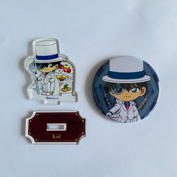 名探偵コナンカフェグッズ2点セット【怪盗キッド】