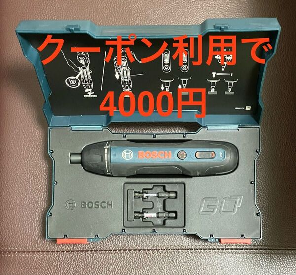BOSCH(ボッシュ) 3.6vコードレスドライバー Bosch Go 3601JH2150 、缶バッジ1個